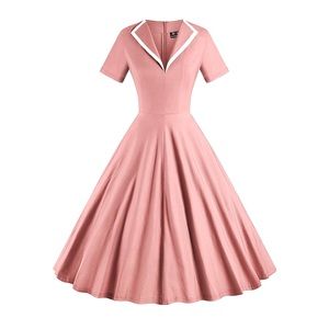 Gown Town • 1950s Swing Dress • XL
